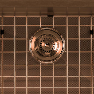 3-1/2" Brushed Stainless Steel Basket Strainer For Kitchen Sink Drain