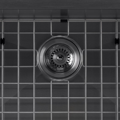 3-1/2" Brushed Stainless Steel Basket Strainer For Kitchen Sink Drain