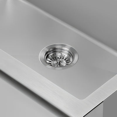 3-1/2" Brushed Stainless Steel Basket Strainer For Kitchen Sink Drain