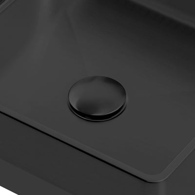 2-1/2" Polished Stainless Steel Pop-Up Mechanical Drain For Lavatory Basin