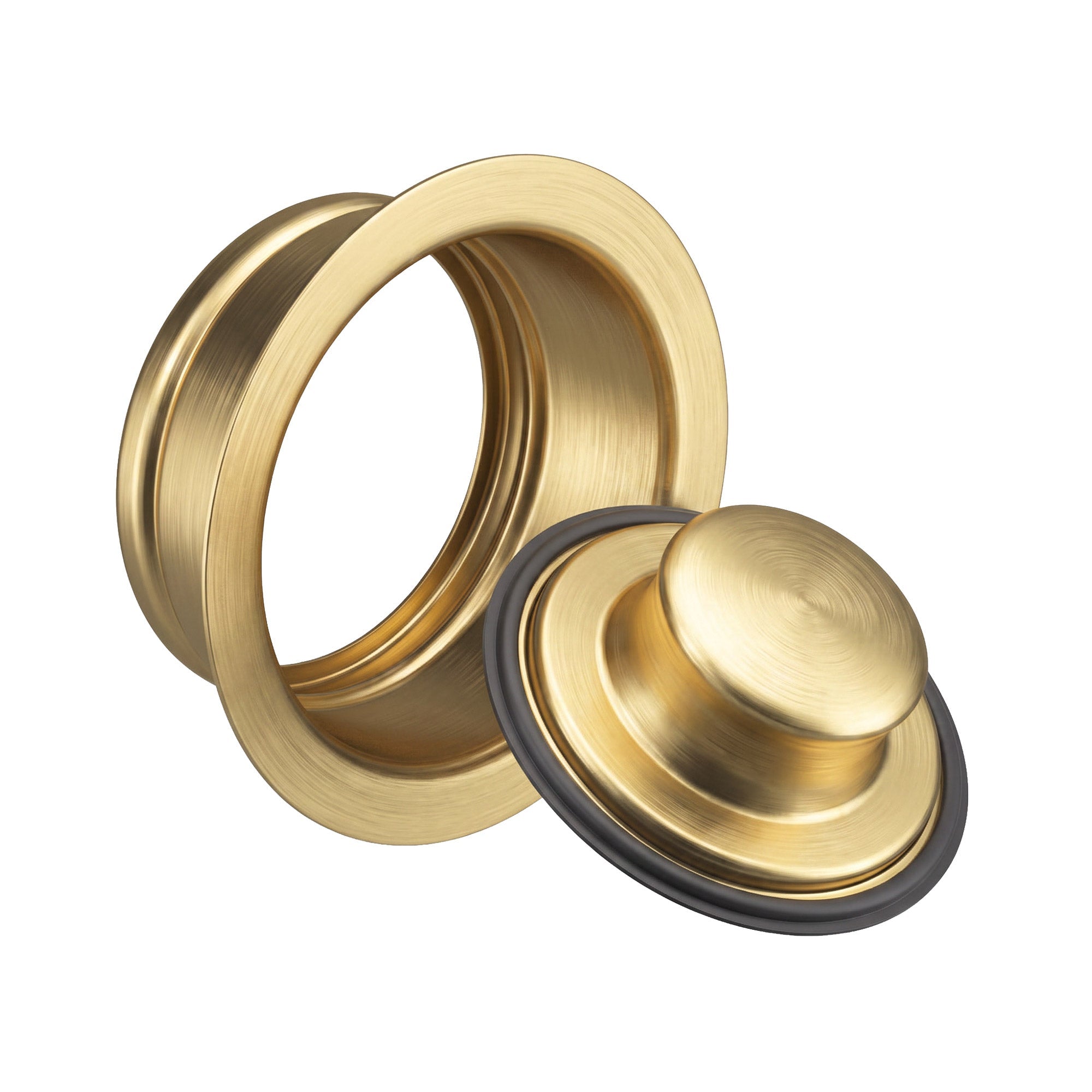 Coming Soon - 3-1/2" solid disposal flange with stopper for stainless steel sinks