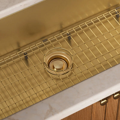 Coming Soon - 3-1/2" solid disposal flange with stopper for stainless steel sinks