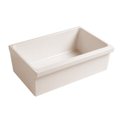 Quatro Alcove 30" Farmhaus Fireclay reversible Sink with a Fluted Front Apron