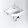 Solid Stainless Steel, Single Hole, Single Lever Lavatory Faucet with Matching Pop-up Waste