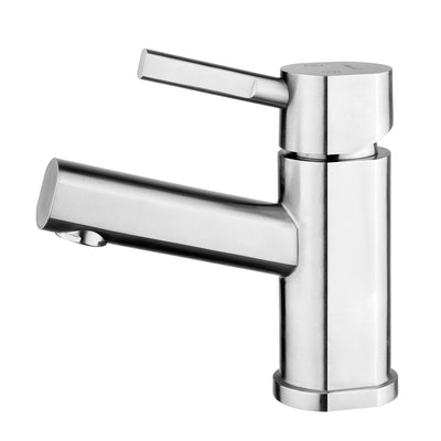 Solid Stainless Steel, Single Hole, Single Lever Lavatory Faucet
