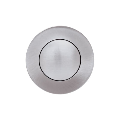 Solid stainless steel, single lever, single-hole small lavatory faucet with pop-up drain