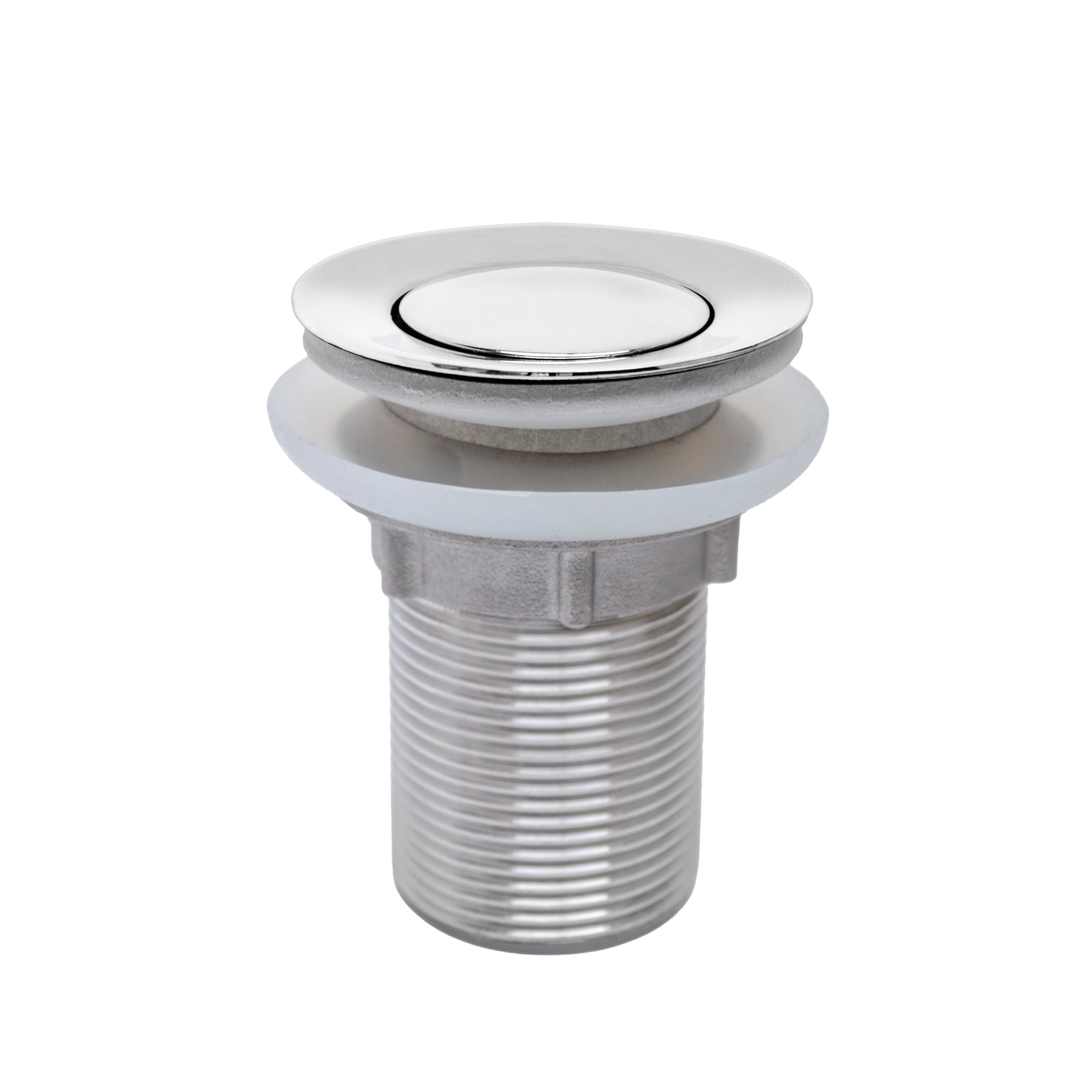Solid stainless steel, single lever, single-hole small lavatory faucet with pop-up drain