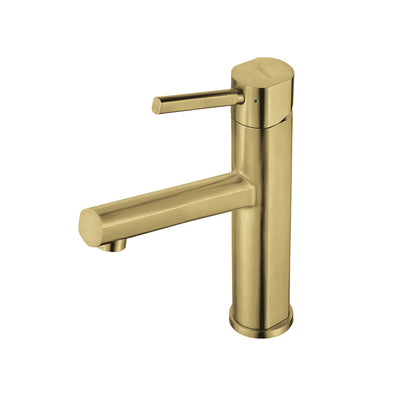 Waterhaus Lead-Free Solid Stainless Steel Single lever Elevated Lavatory Faucet