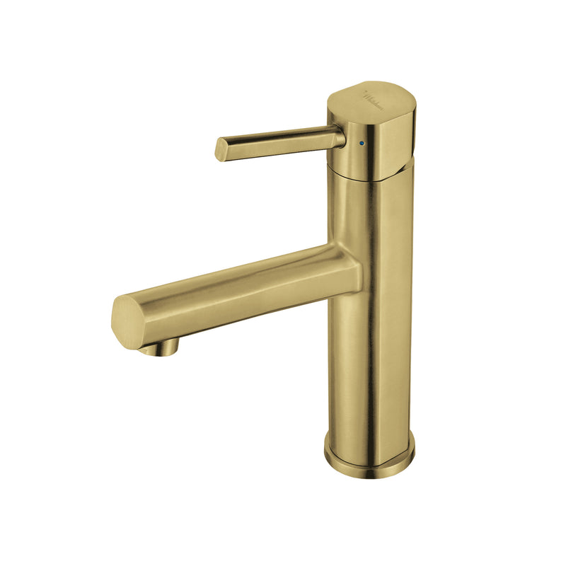 Waterhaus Lead-Free Solid Stainless Steel Single lever Elevated Lavatory Faucet