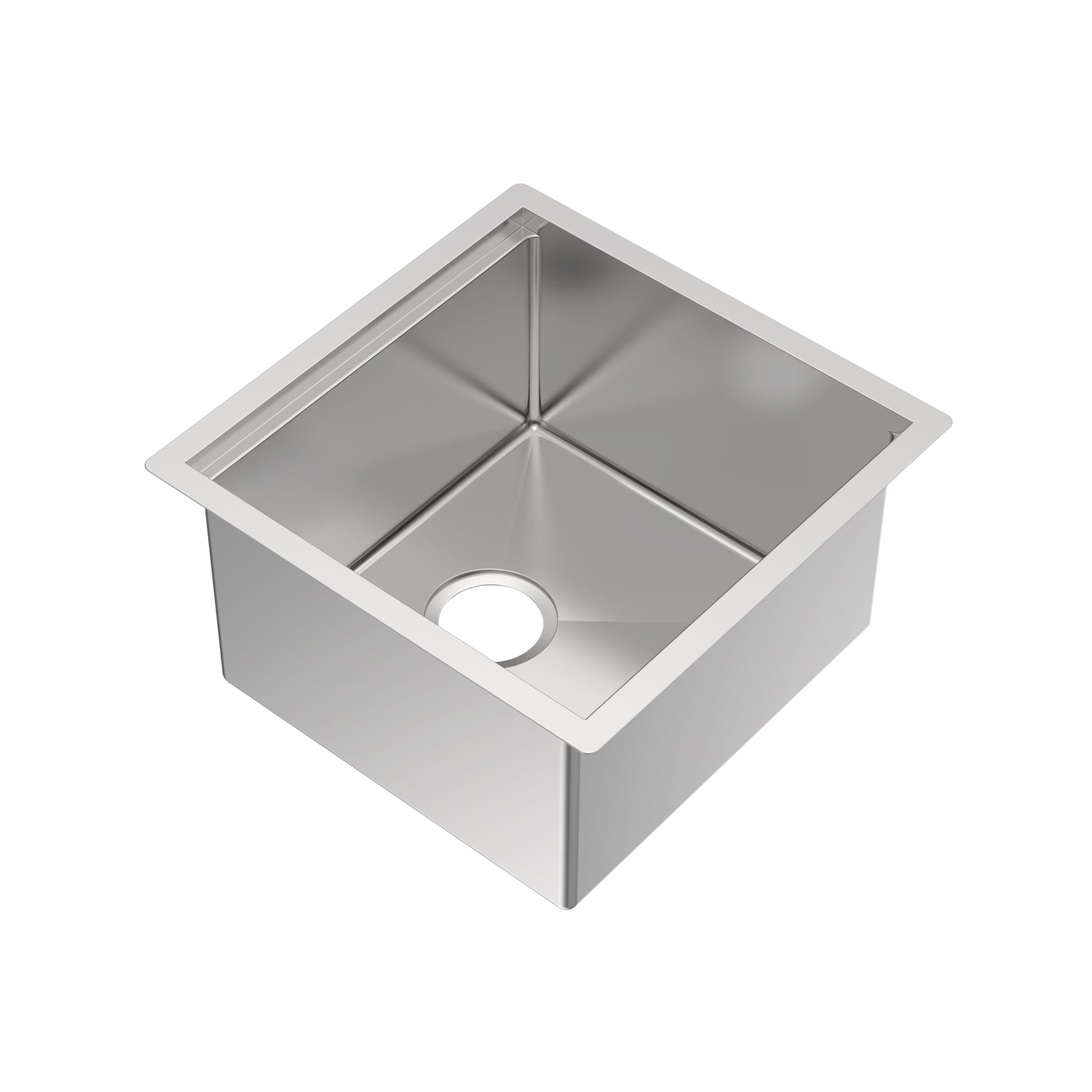 Undermount Single Bowl 16 Gauge Brushed Stainless Steel Workstation Sink With Accessories