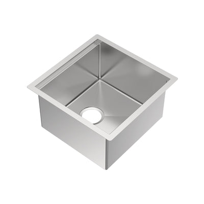 COMING SOON-Undermount Single Bowl 16 Gauge Brushed Stainless Steel Workstation Sink With Accessories