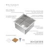 COMING SOON-Undermount Single Bowl 16 Gauge Brushed Stainless Steel Workstation Sink With Accessories