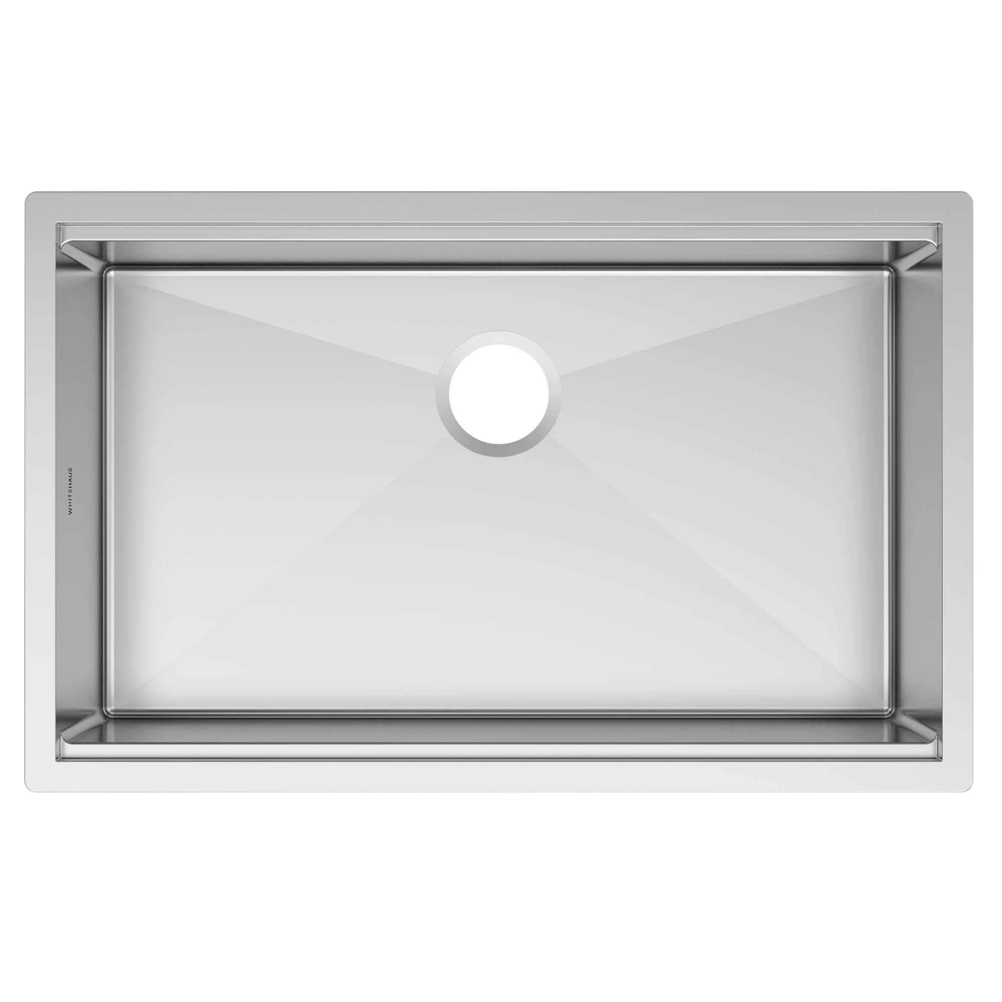 Undermount Single Bowl 16 Gauge Brushed Stainless Steel Workstation Sink With Accessories