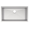 COMING SOON-Undermount Single Bowl 16 Gauge Brushed Stainless Steel Workstation Sink With Accessories