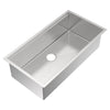 COMING SOON-Undermount Single Bowl 16 Gauge Brushed Stainless Steel Workstation Sink With Accessories