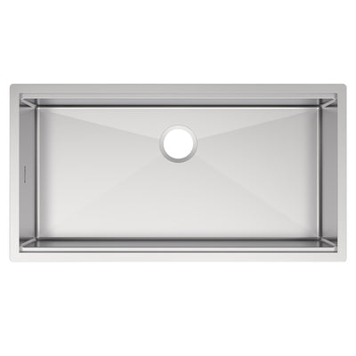 COMING SOON-Undermount Single Bowl 16 Gauge Brushed Stainless Steel Workstation Sink With Accessories