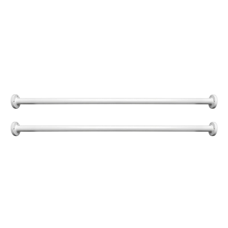 Undermount sink support bars installation kit for fireclay sinks
