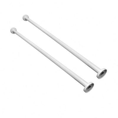 Undermount sink support bars installation kit for fireclay sinks