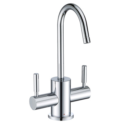 Point of Use Instant Hot Water Drinking Faucet with Gooseneck Swivel S -  Whitehaus Collection