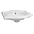 Isabella Collection 14" Small Rectangular Wall Mount Basin with Integrated Oval Bowl