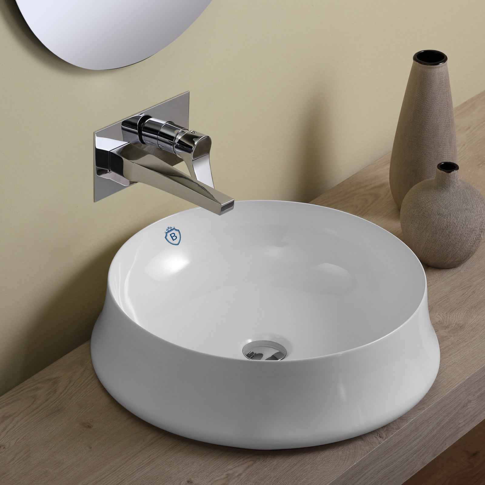 20" Round Above Mount Lavatory Basin