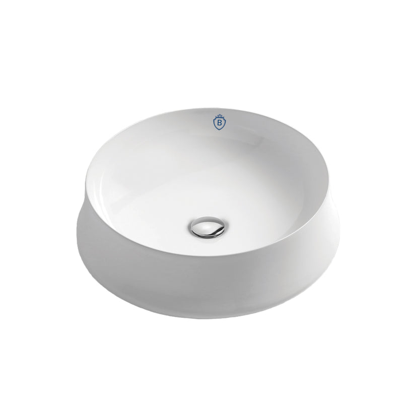 20" & 24" Above Mount/ Vessel Lavatory Basin With Center Drain Location