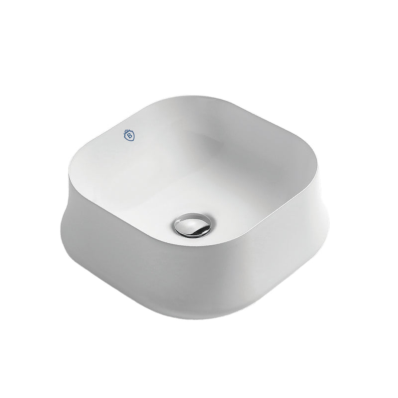 17 &  24" Above Mount/ Vessel Lavatory Basin With Center Drain Location