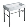 Britannia Large Rectangular Sink Console with Front towel Bar