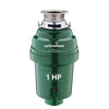 Cyclonehaus High Efficiency Garbage Disposal with Solid Stainless Steel Flange and Quiet Operation