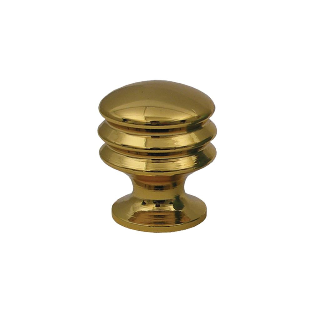 Solid brass knob.
