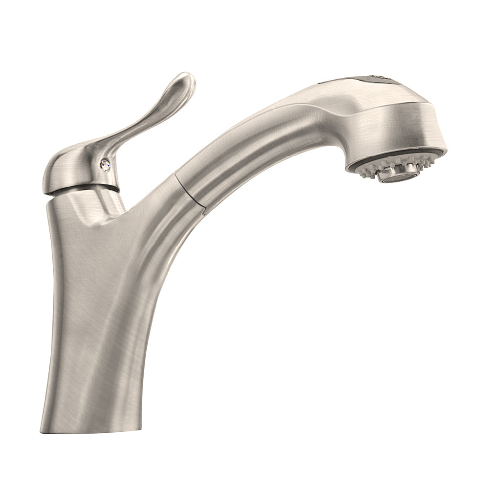 Jem Collection Single Hole/Single Lever Handle Faucet with a Pull Out Spray Head