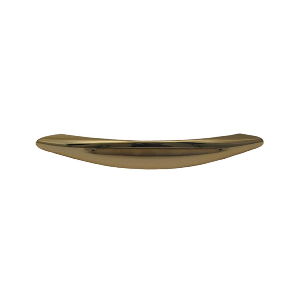 6¼” curved pull handle made of solid brass.