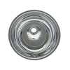 13" Decorative smooth round drop-in bath basin with overflow
