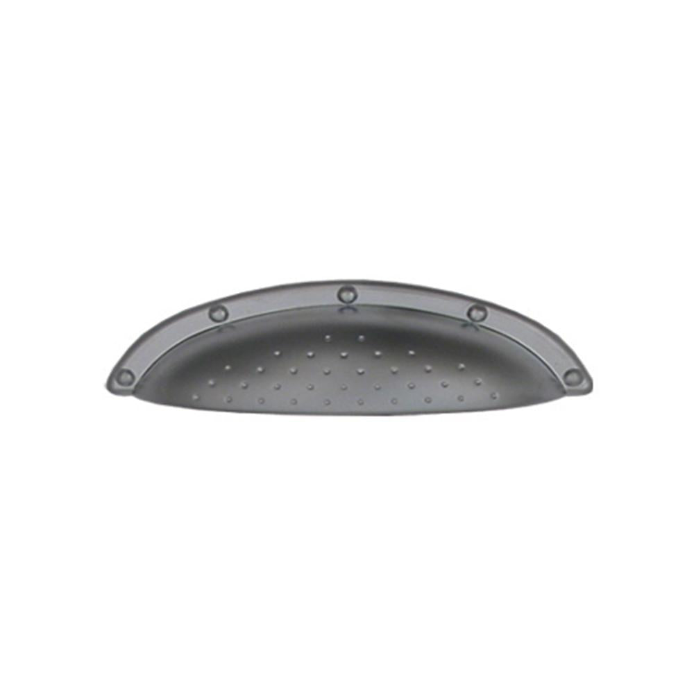 Decorative metal pull handle.