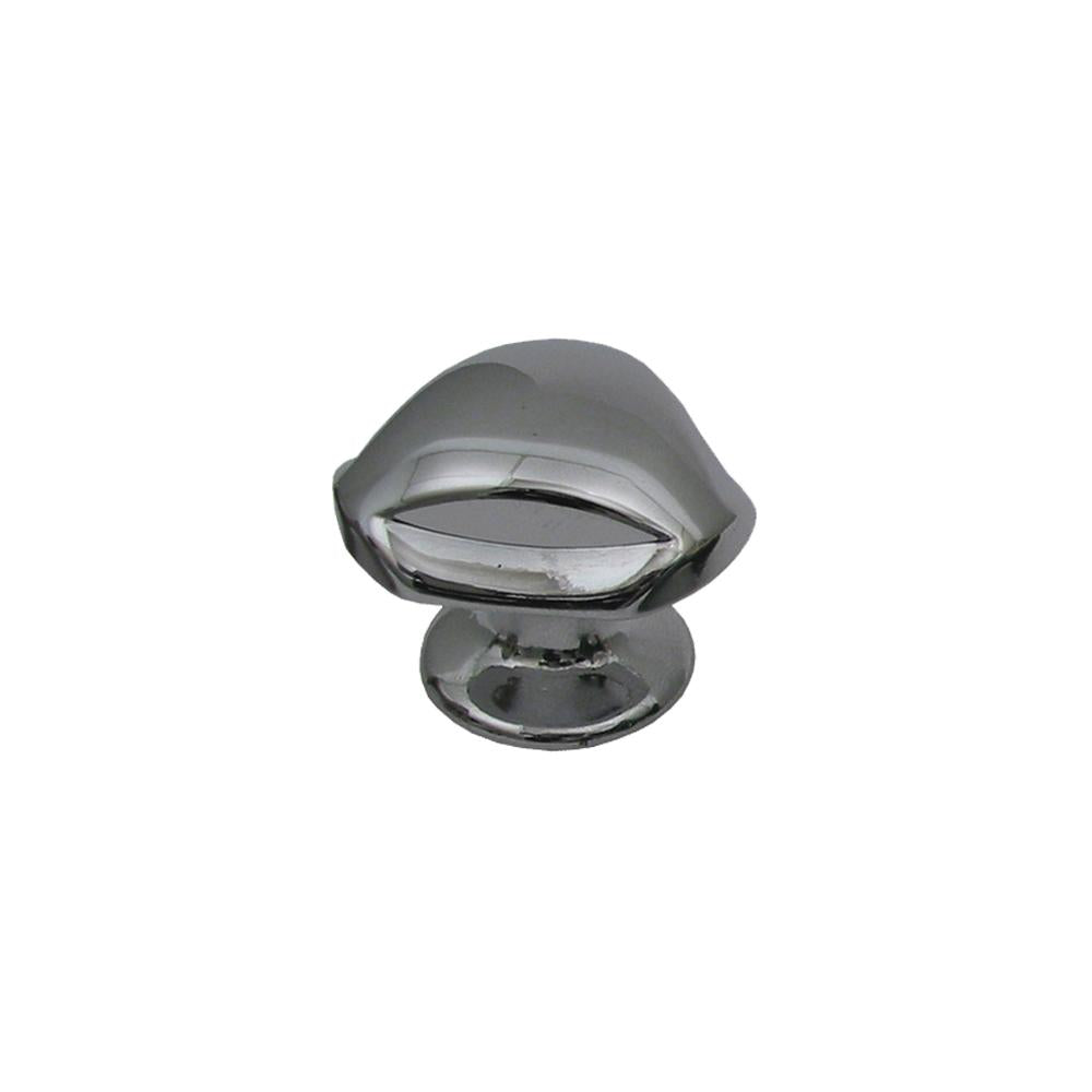 Triangular-shaped knob made of solid brass.