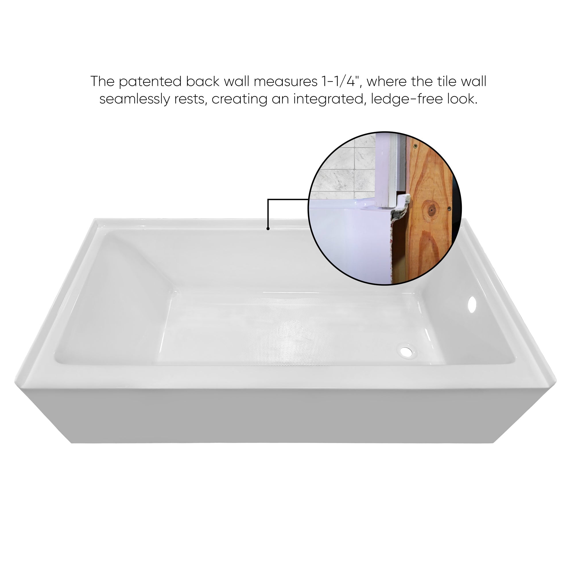 Alcove Tub Pop-Up Drain & Overflow Cover - Polished Nickel | Signature Hardware