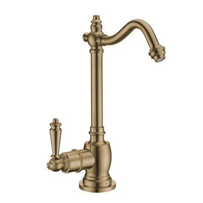 Point of Use Instant Hot Water Drinking Faucet with Traditional Swivel Spout
