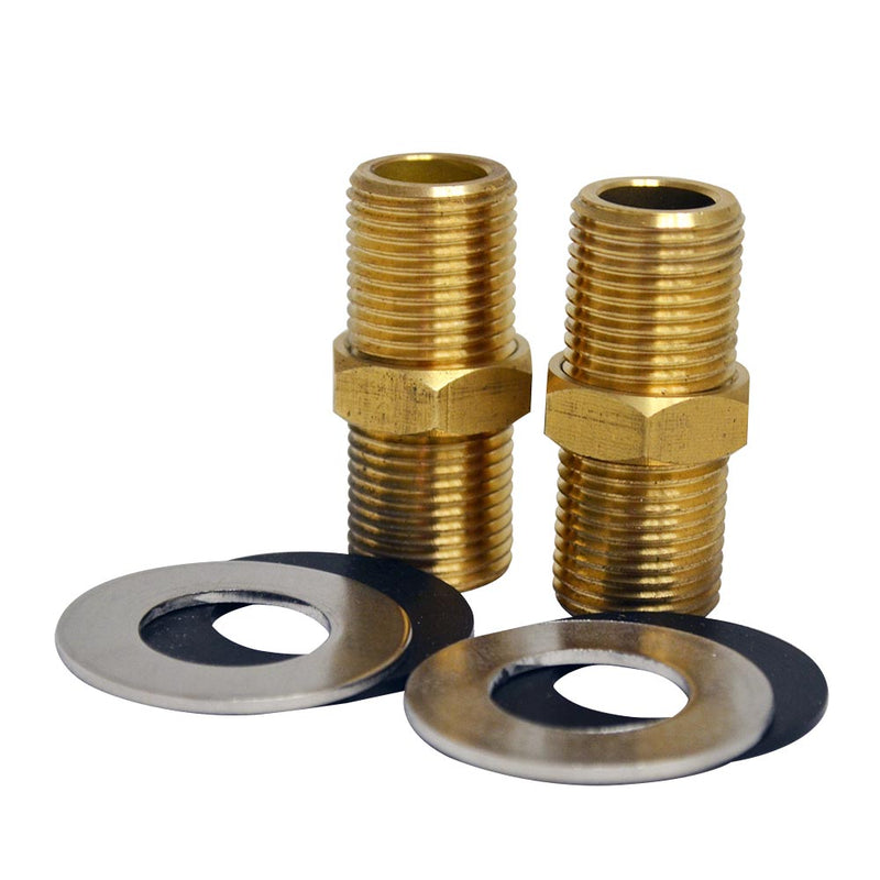 2" Brass Nipple for Whitehaus Utility Faucet Installation