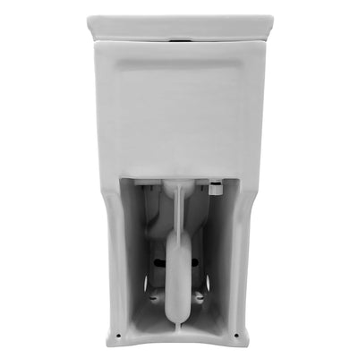 Magic Flush Eco-Friendly One Piece Toilet with a Siphonic Action Dual Flush System, Elongated Bowl 1.3/0.9 GPF
