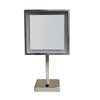 Square Freestanding Led 5X Magnified Mirror