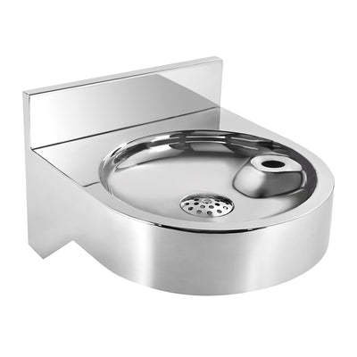 12" Noah's Collection stainless steel commercial wall mount drinking fountain