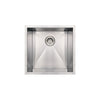 19" Noah's Collection Brushed stainless steel commercial single bowl undermount sink