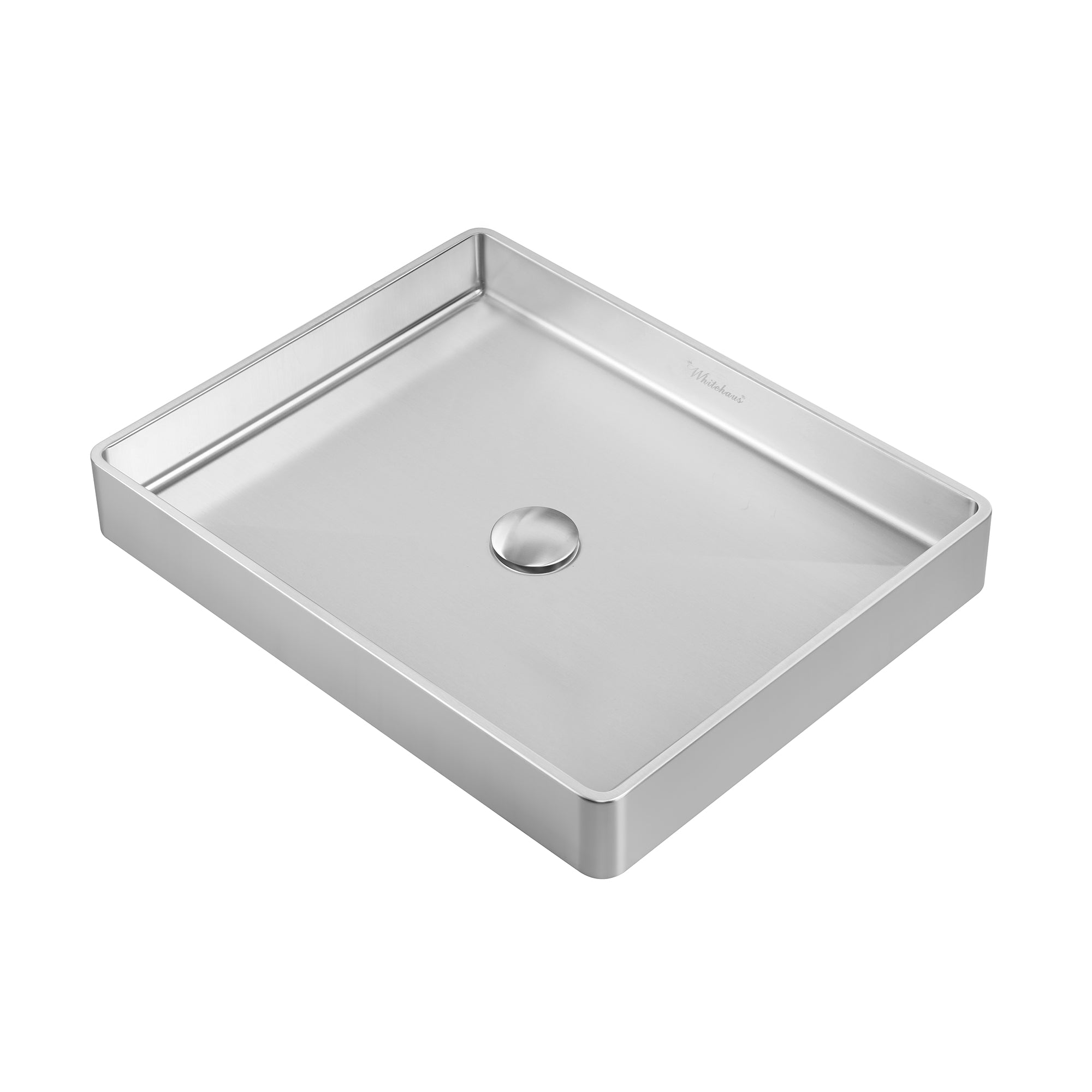 30 Noah Plus single bowl 16 gauge sink set with a seamless customized -  Whitehaus Collection