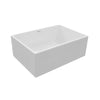 Reversible Series 27" Farmhaus Fireclay Sink with a Plain Front Apron