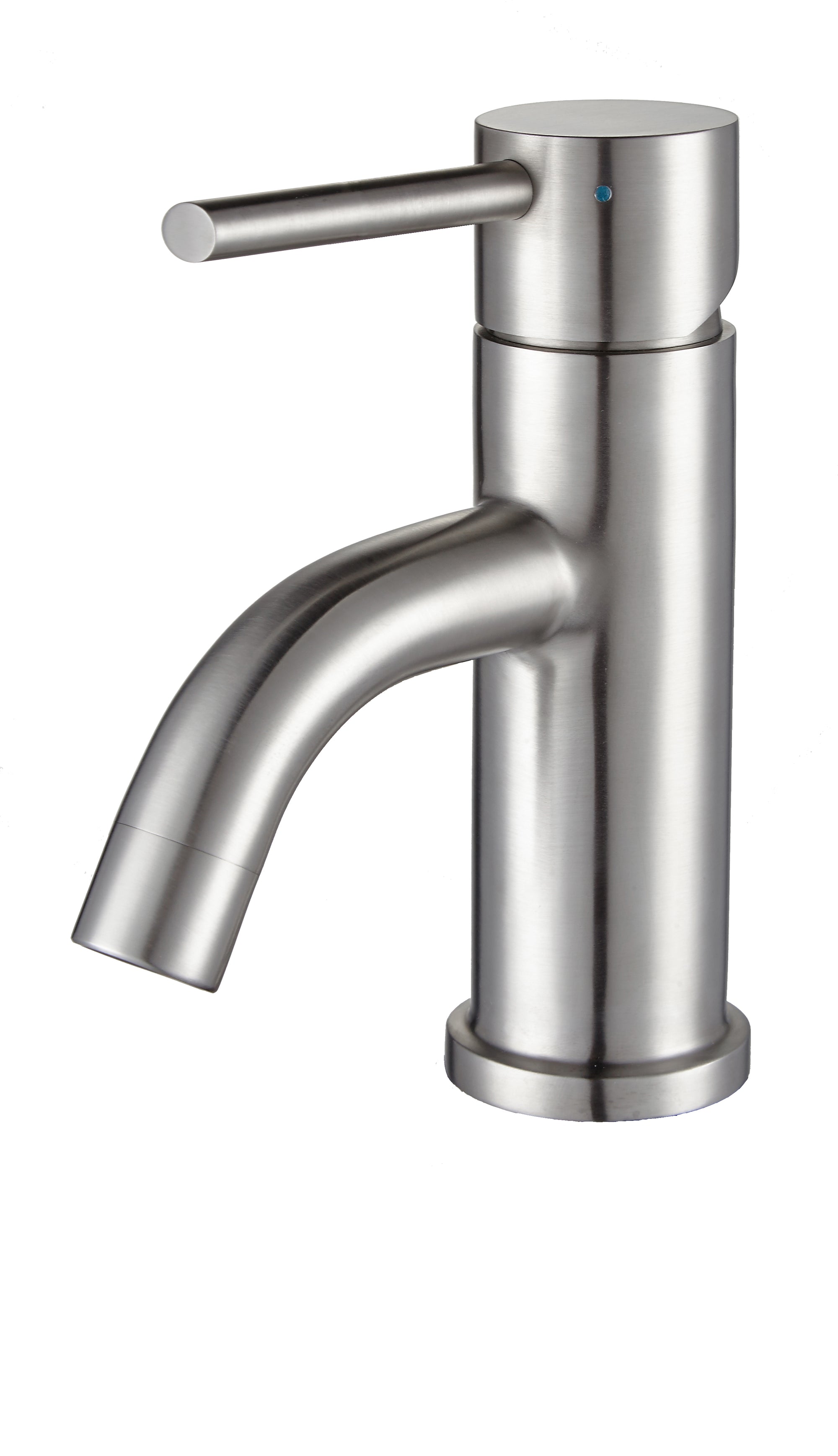 Waterhaus Solid Stainless Steel, Single Hole, Single Lever Lavatory Faucet with Matching Pop-up Waste