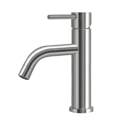 Waterhaus lead-free solid stainless steel single lever elevated lavatory faucet