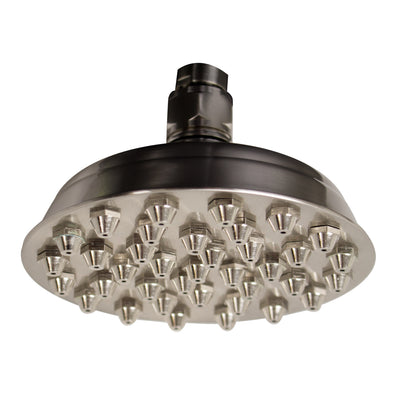 Showerhaus Small Sunflower Rainfall Showerhead with 37 nozzles - Solid Brass Construction with Adjustable Ball Joint