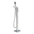 Bathhaus Freestanding 34" Single Lever Tub Filler with Integrated Diverter Valve and Hand Held Shower Spray