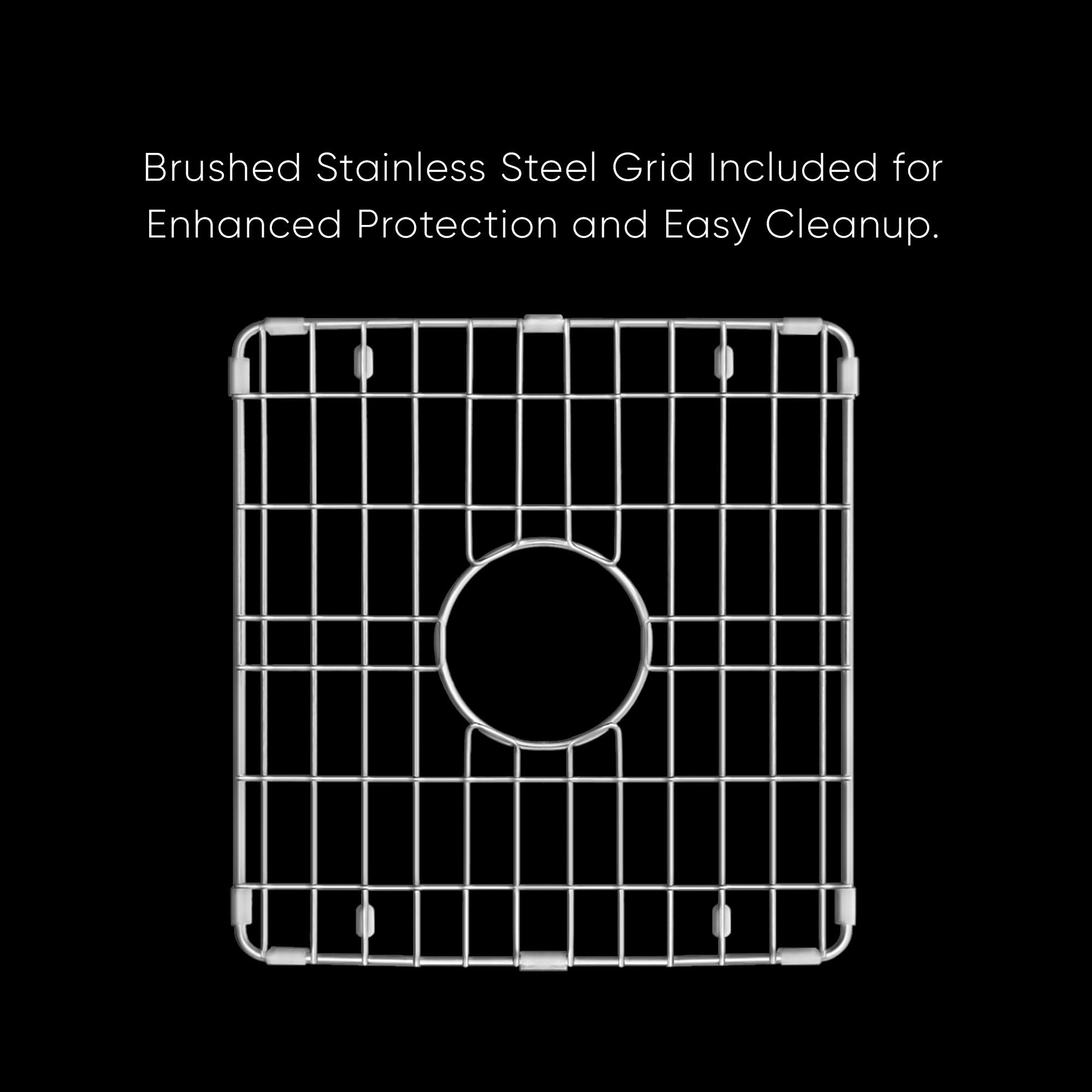 Undermount/Drop-in Single Bowl Fireclay Kitchen Sinks, Stainless Steel Grid Included