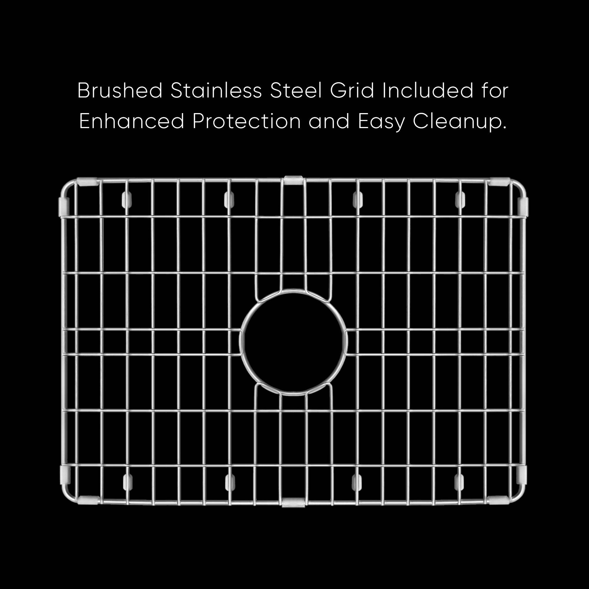 Undermount/Drop-in Single Bowl Fireclay Kitchen Sinks, Stainless Steel Grid Included